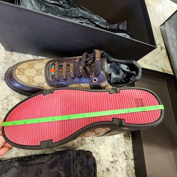 Eclusive & Rare and Desirable Classic Sneakers New, Never Used 7.5(G) Gucci Size - Picture 13 of 14
